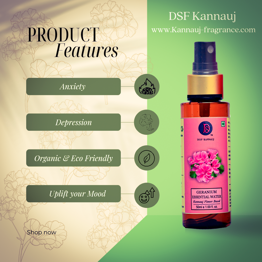 Natural Geranium Water Toner Mist